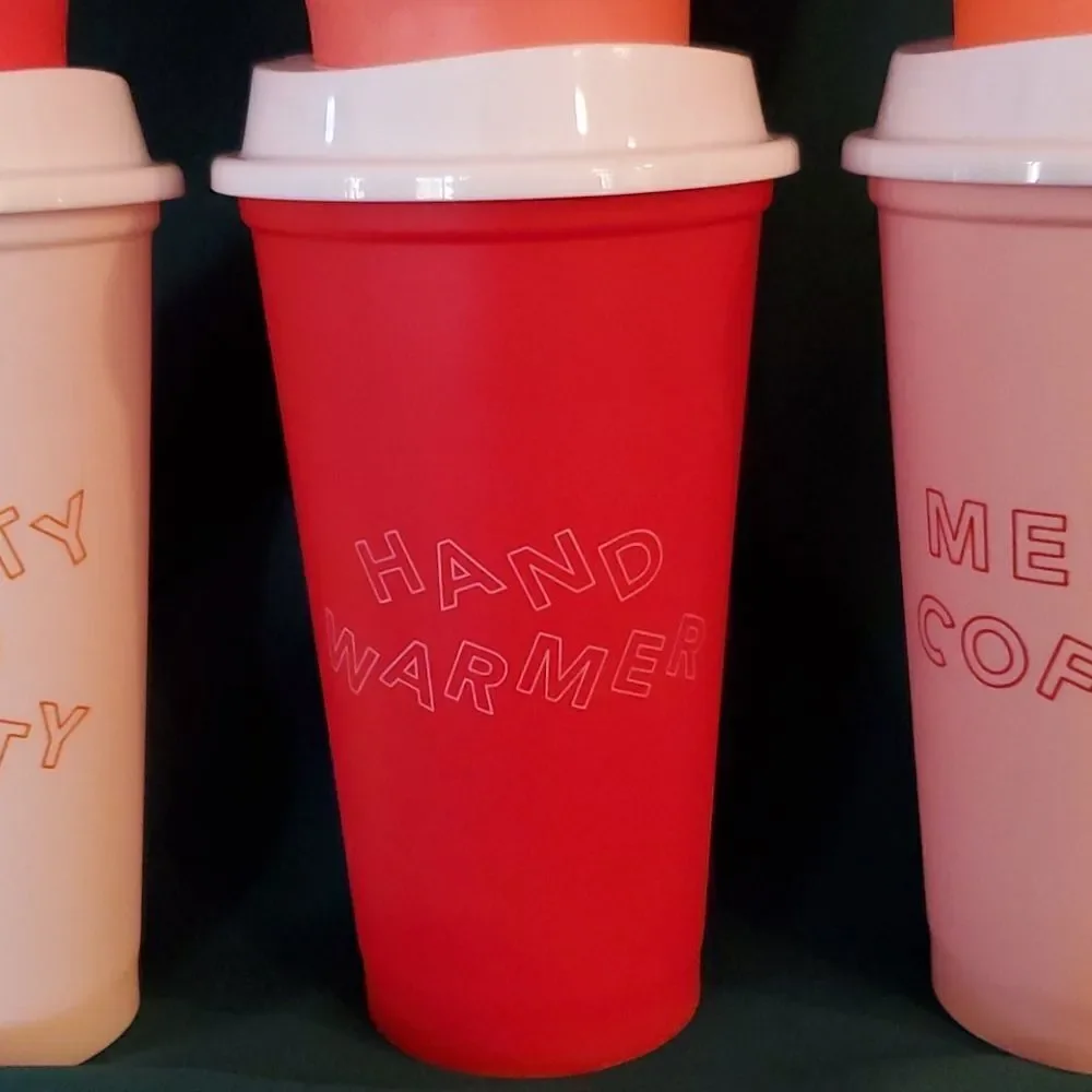 Starbucks Reusable Hot Cups Holiday 16 oz NWT